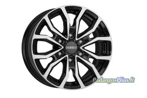 DEZENT KC dark Black/polished 8x17/6x139.7 D93.1 ET35  