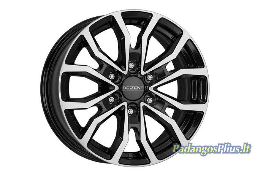 DEZENT KC dark Black/polished 8x17/6x139.7 D93.1 ET35  