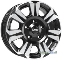CMS C31 Diamond Black Gloss 6.5x16/6x130 D84.1 ET62  