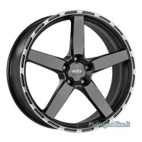 DOTZ MarinaBay dark Gunmetal/polished lip 9.5x19/5x120 D72.6 ET40  