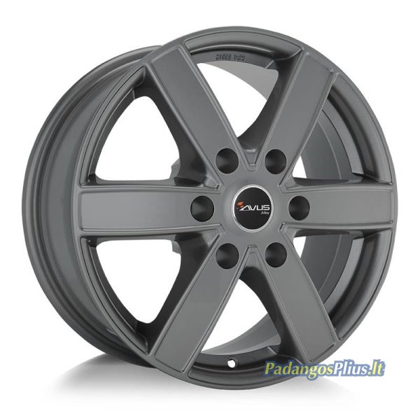 AVUS AC-V61 Matt Anthracite 7x17/6x130 D84.1 ET50  