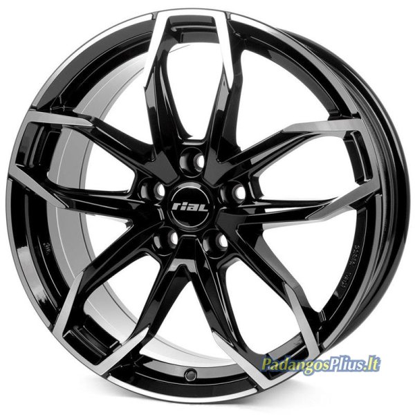 Rial Lucca diamond-black frontpolished 7.5x17/5x114.3 D70.1 ET45  
