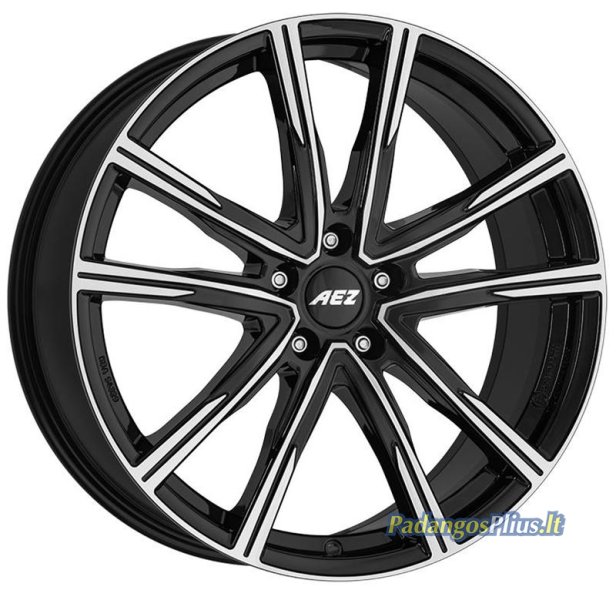 AEZ Montreal dark Black/polished 8x20/5x108 D63.4 ET50  