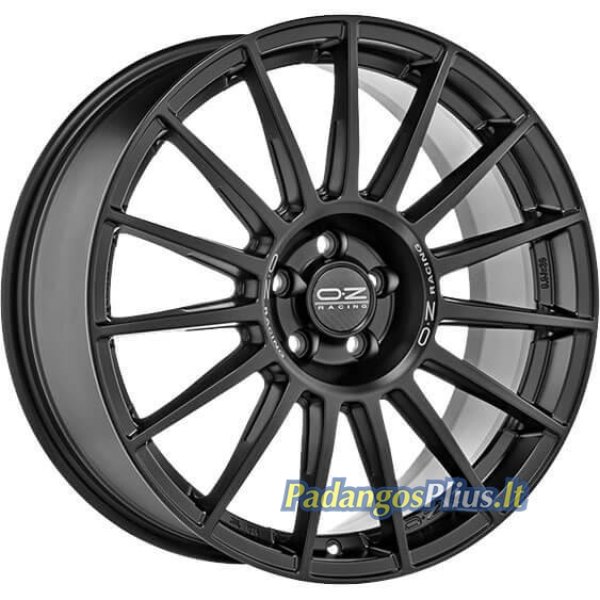 OZ Racing Superturismo Dakar Matt Black Silver Lettering 8.5x20/5x112 D79 ET30  