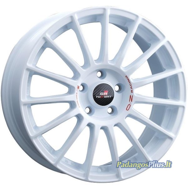 OZ Racing Superturismo TGR-WRT Race White + Red Lettering 8x18/5x114.3 D75 ET45  