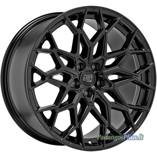 MSW 51 Gloss Black 10x21/5x112 D66.6 ET44  