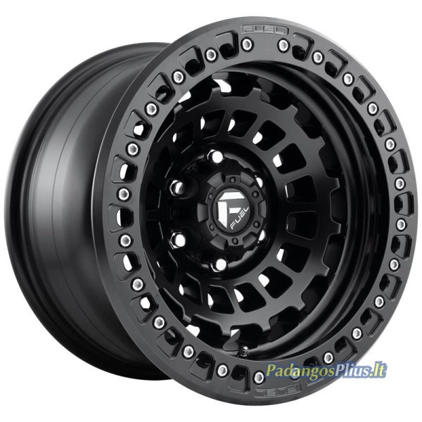 Fuel D101 Zephyr Beadlock Matte Black 9x17/6x139.7 D106 ET-15  
