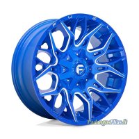 Fuel D770 Twitch (PCD2: 6x135) Anodized Blue Milled 9x20/6x139.7 D106 ET1  