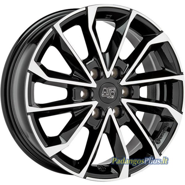 MSW 42 Van Gloss Black Full Polished 7.5x19/6x120 D74.5 ET52  