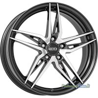DOTZ Interlagos dark Gunmetal/polished 7.5x18/5x100 D57.1 ET51  
