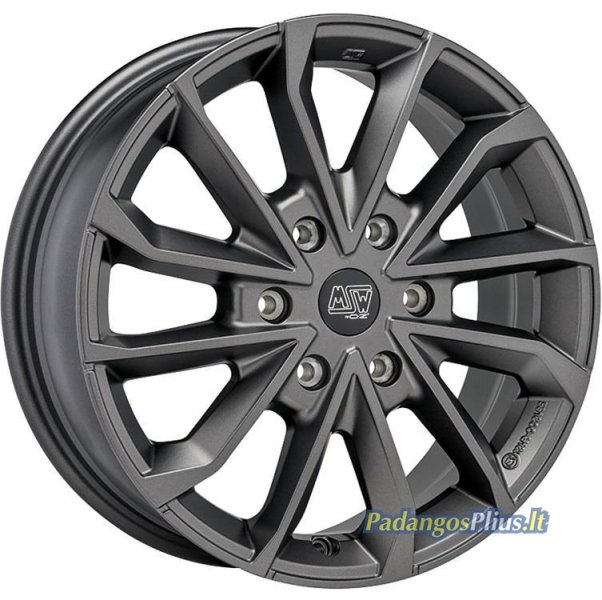 MSW 42 Van Matt Dark Grey 7.5x19/6x120 D74.6 ET52  
