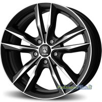 Reds Fast Matt Black polished 6.5x16/5x100 D72.3 ET40  