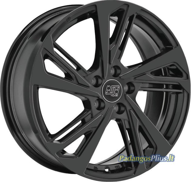 MSW 60 Gloss Black 7.5x17/5x112 D66.6 ET38  