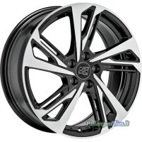 MSW 60 Gloss Black Full Polished 7.5x17/5x112 D66.6 ET38  