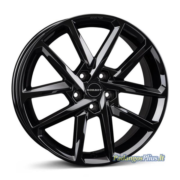 Borbet N black glossy 6.5x16/4x100 D64.1 ET43  