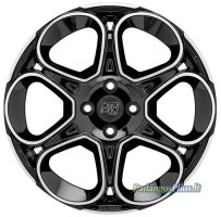 MSW 83 Gloss Black Full Polished 7x17/5x114.3 D73.1 ET32  