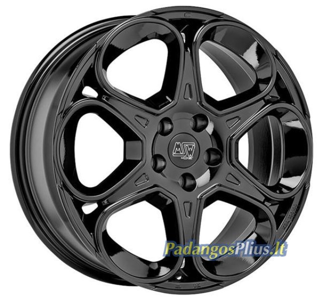 MSW 83 Gloss Black 7x17/5x114.3 D73.1 ET32  