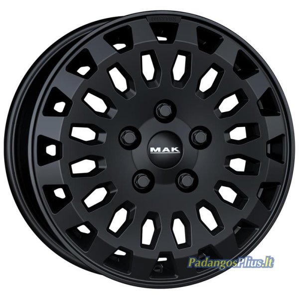 MAK Overland Matt Black 6.5x16/5x108 D65.1 ET46  