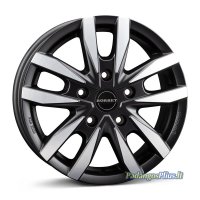 Borbet CW5 black polished matt 6x16/5x118 D71.1 ET68  