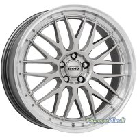 DOTZ Bilbao Silver/polished lip 8x17/5x108 D70.1 ET45  
