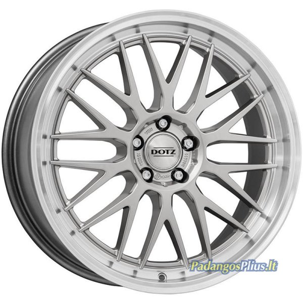 DOTZ Bilbao Silver/polished lip 8x17/5x108 D70.1 ET45  