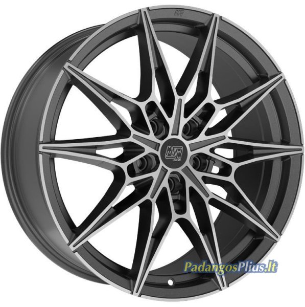 MSW 75 Matt Gun Metal Full Polished (Mgmfp) 8.5x20/5x112 D73.1 ET40  