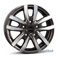 Borbet CW5 mistral anthracite glossy polished 6x16/5x118 D71.1 ET68  
