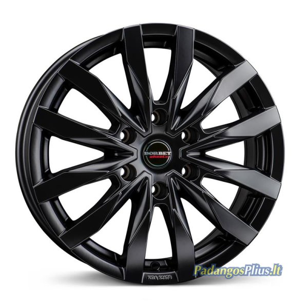 Borbet CW6 Black matt 6.5x16/6x130 D84.1 ET62  