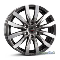 Borbet CW6 mistral anthracite glossy polished 6.5x16/6x130 D84.1 ET62  