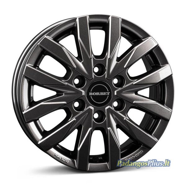 Borbet CW6 mistral anthracite glossy 6.5x16/6x130 D84.1 ET62  