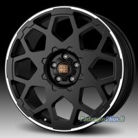 MOMO HEAVY DUTY Matt Black Polished 8.5x20/5x120 D72.6 ET40  