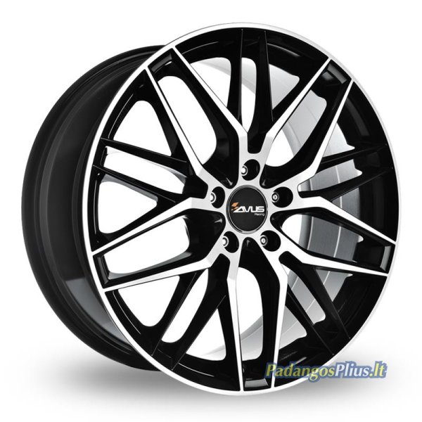 AVUS AF19 Black Polished 8x18/5x120 D72.6 ET45  