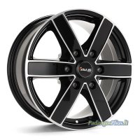 AVUS AC-V61 Black Polished 6.5x16/6x125 D74.1 ET68  