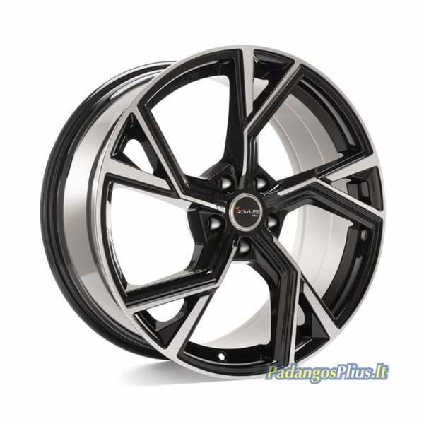 AVUS AF20 Black Polished 8x18/5x112 D66.6 ET35  