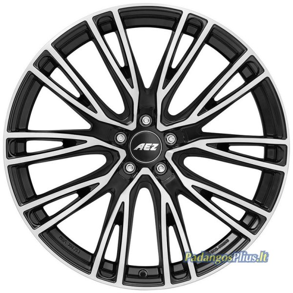 AEZ Seattle dark Black/polished 8x20/5x130 D66.6 ET40  