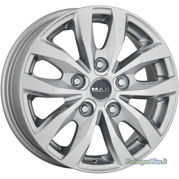 MAK Load 5 Silver 6.5x16/5x118 D71.1 ET55  