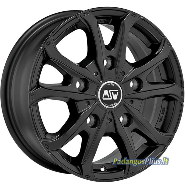 MSW 48 Van Matt Black 7x17/5x160 D65.1 ET55  