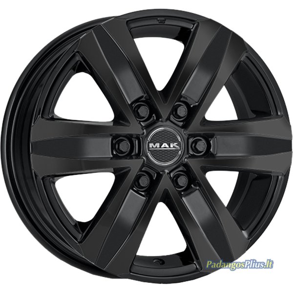 MAK Stone 6 Gloss Black 8x18/6x139.7 D106 ET15  