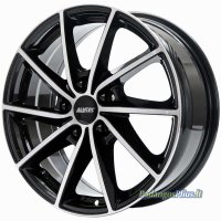 ALUTEC Singa diamond-black frontpolished 6x16/4x108 D65.1 ET23  