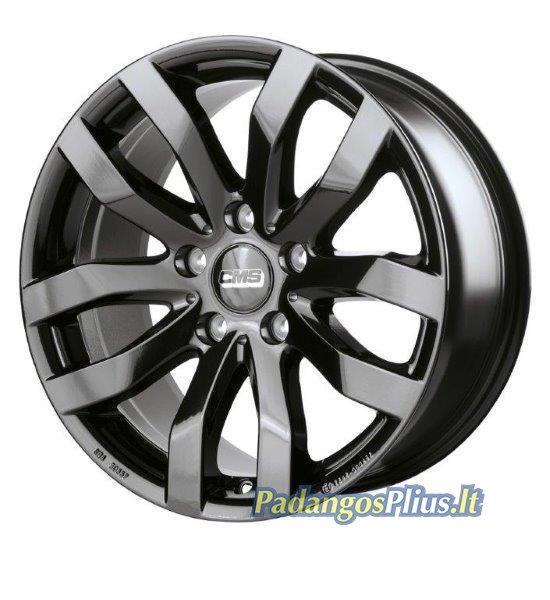 CMS C22 Complete Black Gloss 7.5x18/5x114.3 D60.1 ET45  