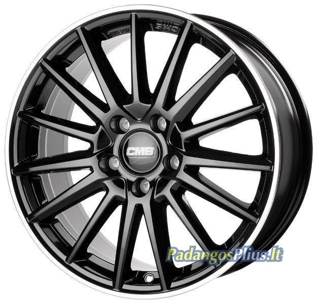 CMS C23 Diamond Rim Black Gloss 8x18/5x108 D63.4 ET48  