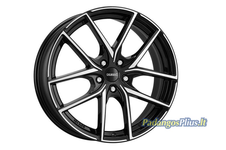 DEZENT TO dark Black/polished 7x17/5x112 D66.6 ET47  