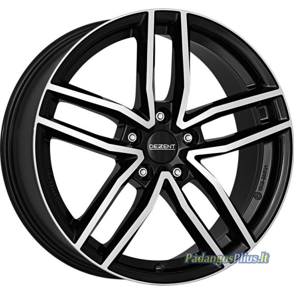 DEZENT TR dark Black/polished 7x17/5x100 D57.1 ET35  