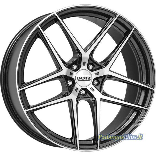 DOTZ LagunaSeca dark Gunmetal/polished 9x20/5x120 D72.6 ET30  