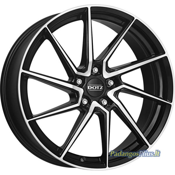 DOTZ Spa dark Black/polished 7.5x17/5x100 D60.1 ET35  