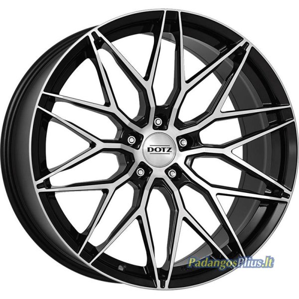 DOTZ Suzuka dark Black/polished 10x20/5x112 D70.1 ET28  