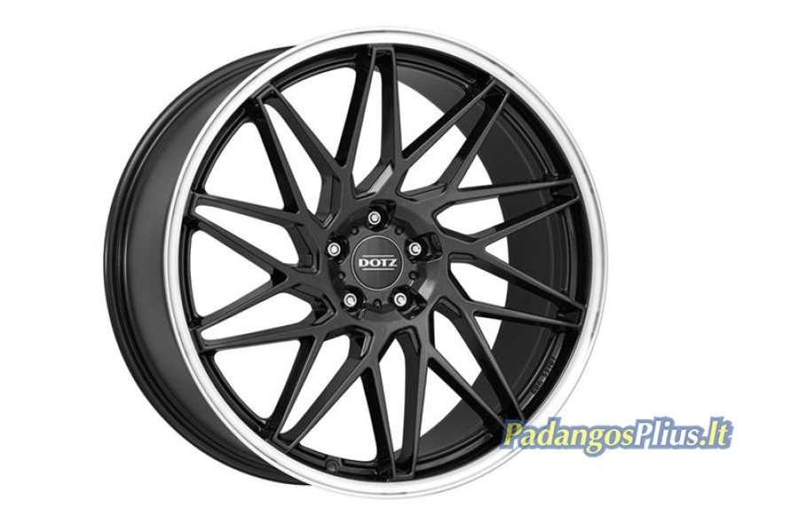 DOTZ Tanaka dark Gunmetal/polished lip 8x18/5x120 D72.6 ET35  