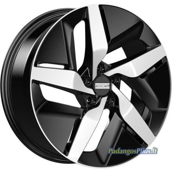 Fondmetal e-Joule Glossy Black Machined 8x19/5x120 D65.1 ET58  