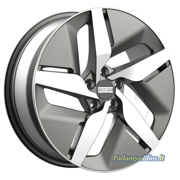Fondmetal e-Joule Glossy Titanium Machined 9x20/5x112 D66.5 ET28  