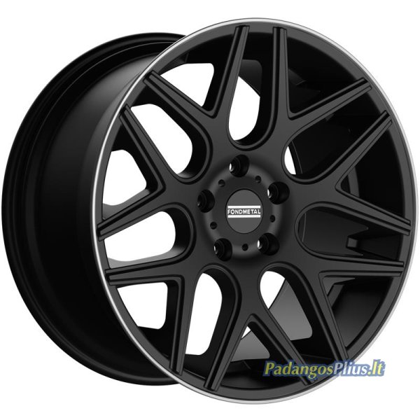 Fondmetal Moros Black Machined 8.5x20/5x111 D0 ET30  